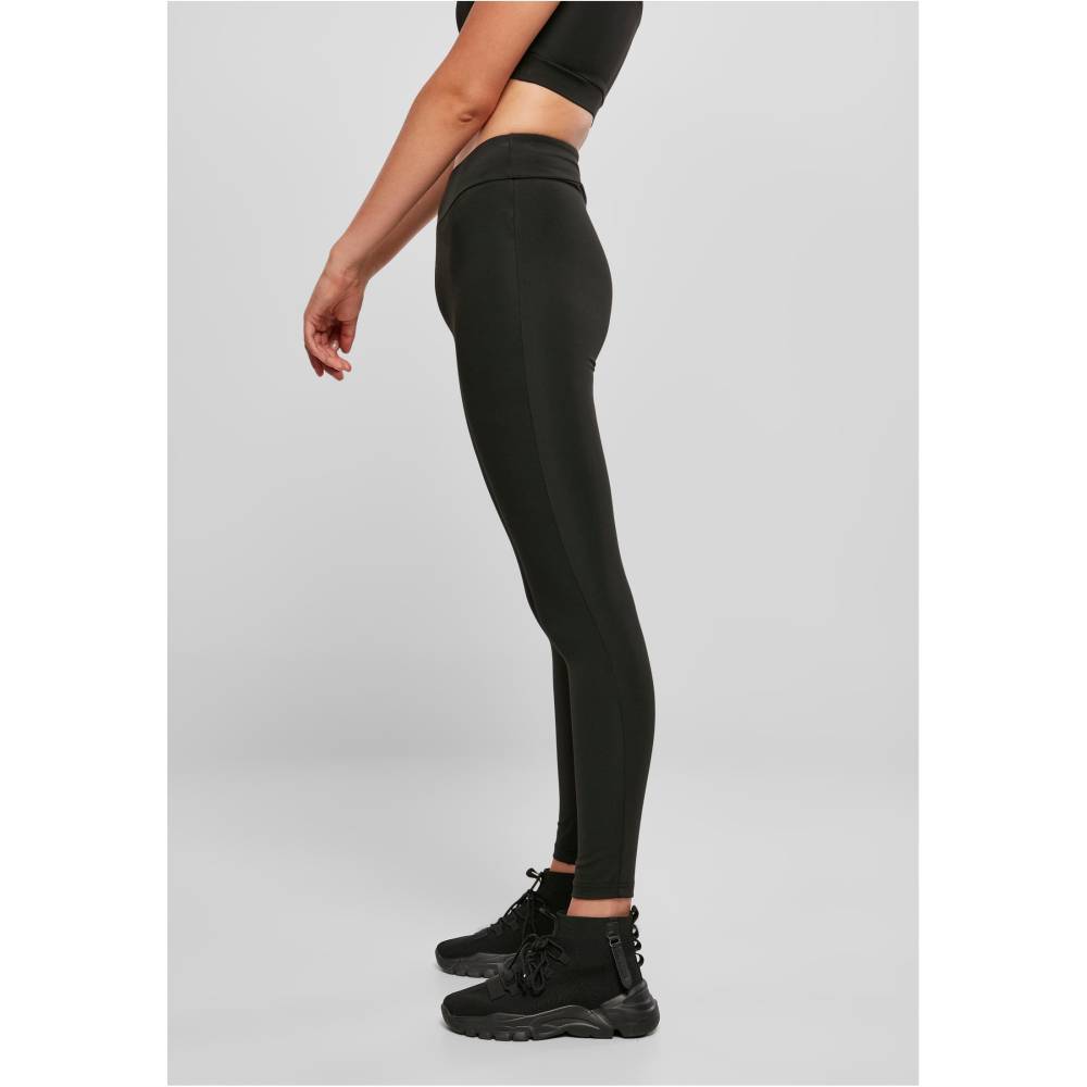 Urban Classics - Recycled High Waist Sportgamaschen - Schwarz